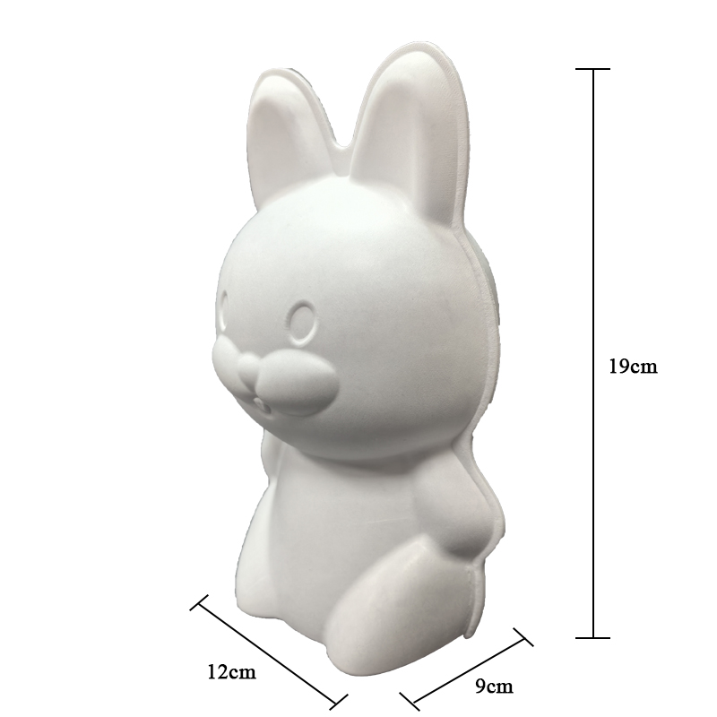 3D reciklebla papermetiaĵo kunikla grandeco