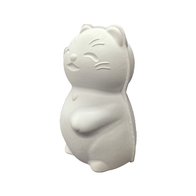 3D Maneki-neko pulp craft
