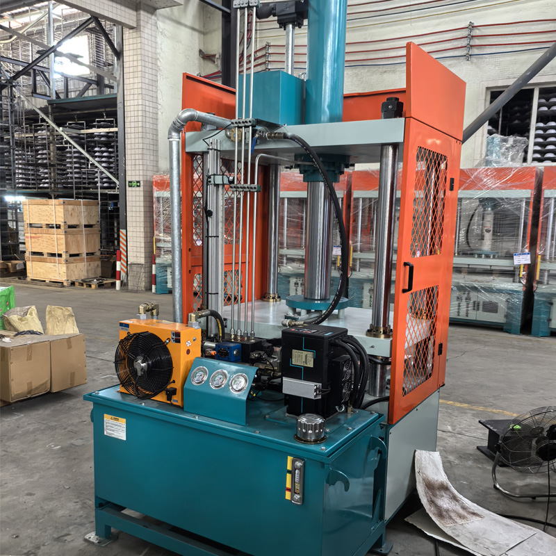 40 tons thermal oil heating hot press machine-05