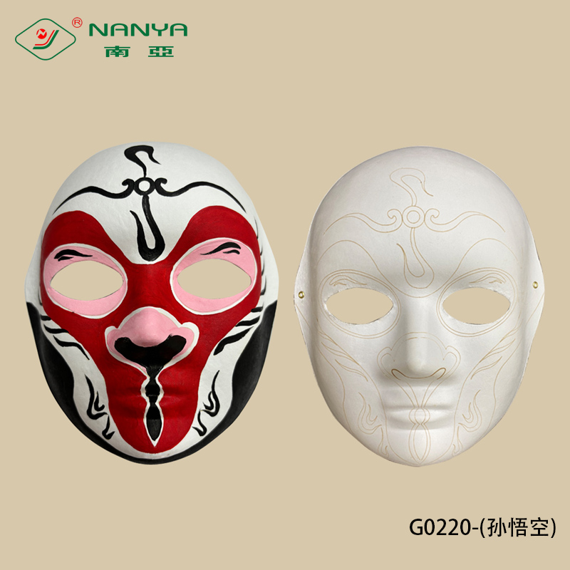 G0220-(孙悟空)- wood pulp opera masks - Sun Wukong
